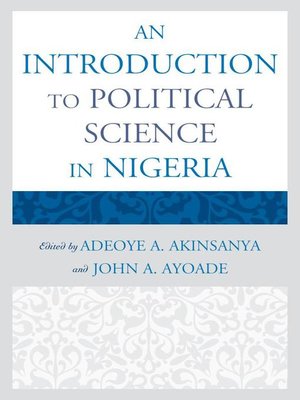 cover image of An Introduction to Political Science in Nigeria